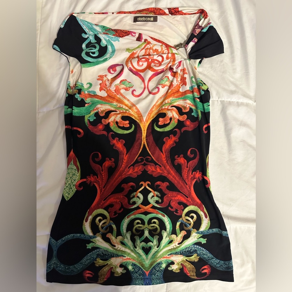 Roberto Cavalli Multicolor Top Size Medium